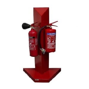 Hanging Type Red Powder Coated Fire Extinguisher Stand