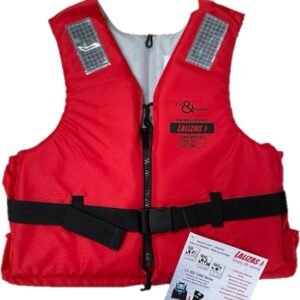 Lalizas Fit and Float Buoyancy Aid, 50N, ISO, Adult, >90kg, Red