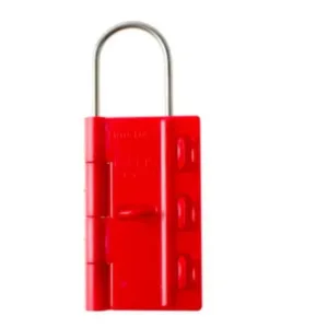 Nylon & Steel Red Lockout Safety Hasp
